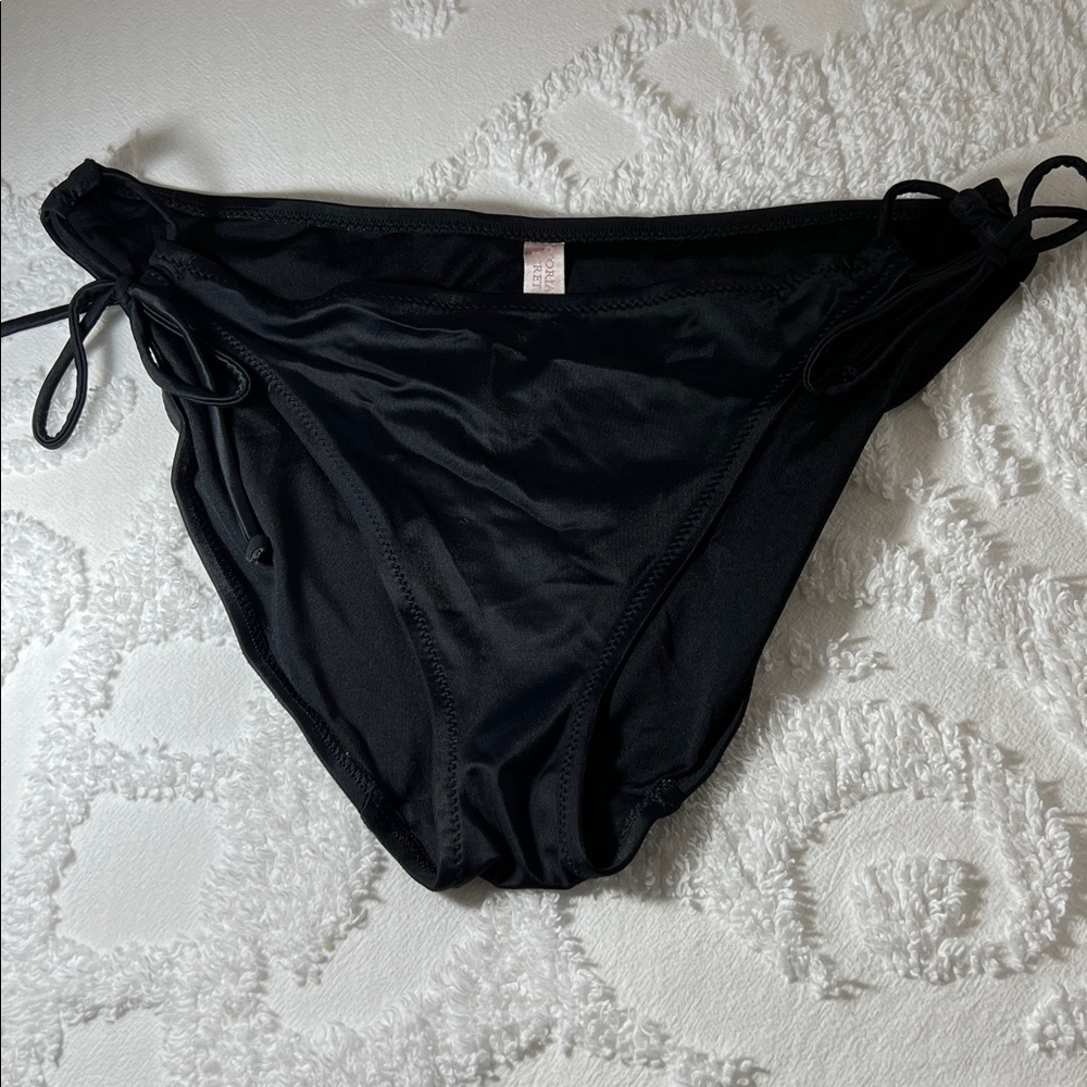Victoria's Secret Women’s Black Swimwear Bottom Size Large